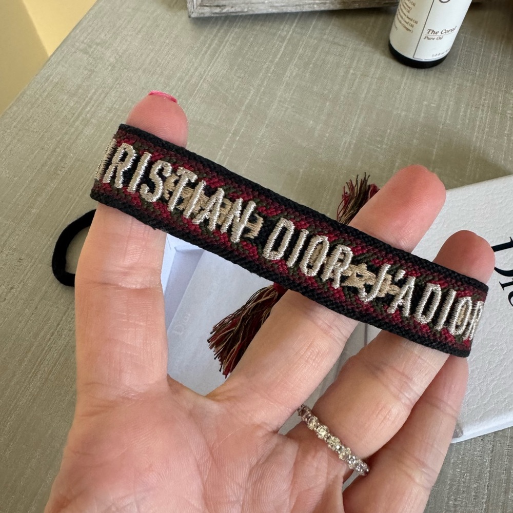 Dior Black and Red bracelet